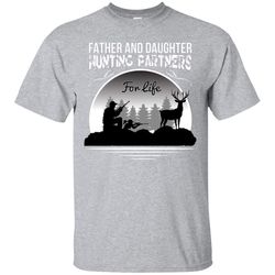 father and daughter hunting partners for life t-shirts