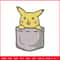 Pikachu bag embroidery design, Pokemon embroidery, Anime design, Embroidery file, Digital download, Embroidery shirt.jpg