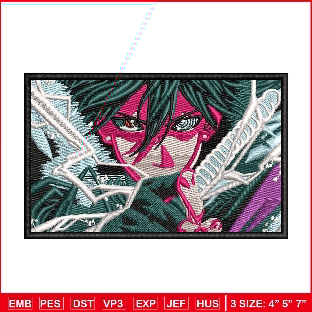 Sasuke sword embroidery design, Naruto embroidery, Anime design, Embroidery shirt, Embroidery file, Digital download.jpg