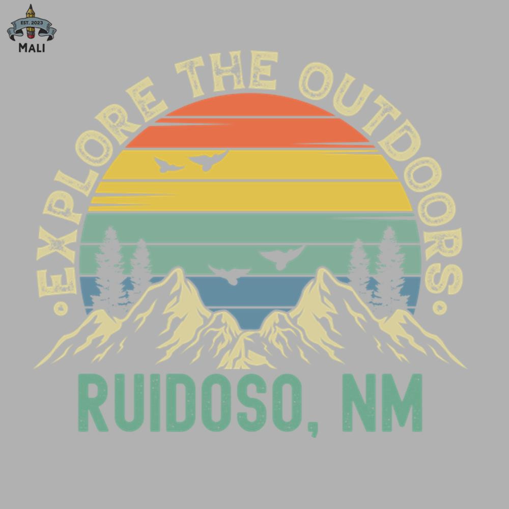 ML0607478-Ruidoso New Mexico Explore The Outdoors Ruidoso NM Colorful Vintage Sunset Sublimation PNG Download.jpg