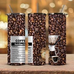 coffee tumbler wrap , 20oz skinny tumbler sublimation png, coffee tumbler wrap 16