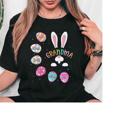 easter bunny grandma shirt, mimi grandma nana shirt gift for easter day, easter day shirt