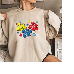 autism candy periodic table shirt, cute autism shirts, puzzle autism awareness