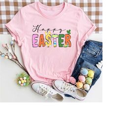 happy easter shirt, cute easter shirt, bunny shirt, easter bunny shirt, cute easter shirt