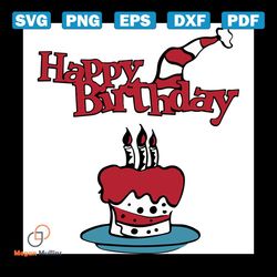 happy birthday dr seuss svg, dr seuss svg, birthday cake svg, birthday gift svg, birthday party svg, dr seuss quotes, dr