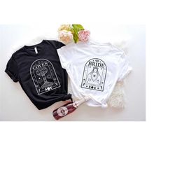 tarot card bachelorette party shirts, bride and coven shirt, bridal party shirts, bridal shower, bridesmaid shirt, gift