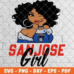 san jose earthquakes logos, girl logo, black girl svg, girl mls logo, svg, mls lover svg, download digital, football lov
