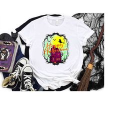 happy halloween shirt, halloween shirt, funny halloween shirt, halloween shirt with witch, halloween gift, cute hallowee