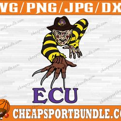 east carolina university athletics freddy krueger svg, east carolina university athletics svg, n c a a teams svg
