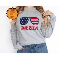 merica shirt, 4th of july sweatshirt,freedom sweater,independence day sweatshirt,fourth of july sweater,patriotic family