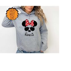 custom disney family vacation hoodie, mickey and minnie custom hoodie, disney trip hoodie, disney vacation hoodie, disne