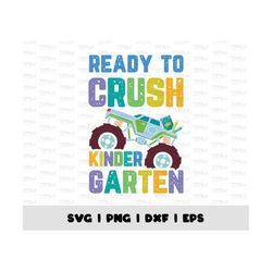 ready to crush kindergarten png, kindergarten svg, love school,school png,teacher, back to school,sublimation design,ins