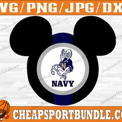navy midshipmen mickey svg, navy midshipmen svg, n c a a teams svg, n c a a svg, png, dxf, eps, instant download
