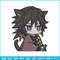 Giyu cat embroidery design, Giyu embroidery, Anime design, Embroidery shirt, Embroidery file, Digital download.jpg
