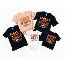 funny halloween family shirts, spooky family shirts, spooky season, halloween shirts, family halloween gift, matching fa