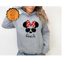 custom disney family vacation hoodie, mickey and minnie custom hoodie, disney trip hoodie, disney vacation hoodie, disne