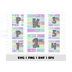 back to school teacher bundle png, first day of school, teacherlife png, kindergarten, pre-k, 1st, 2nd, 3rd grade, digit