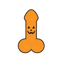 pumpkin penis svg, halloween penis svg, jack o'lantern svg. clip art, vector cut file cricut, silhouette, vinyl, stencil