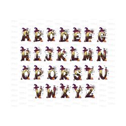 halloween clipart alphabet png bundle, halloween alphabet clip art, transparent png, happy halloween letters, pumpkin up
