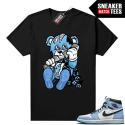 university blue 1s shirts to match sneaker match tees black money bear.jpg