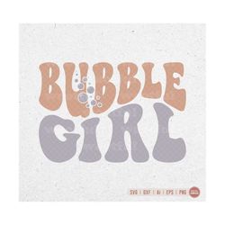 bubble girl svg, wedding svg, wavy letters svg, wedding shower svg, bridal party svg, svg dxf eps ai png silhouette cric