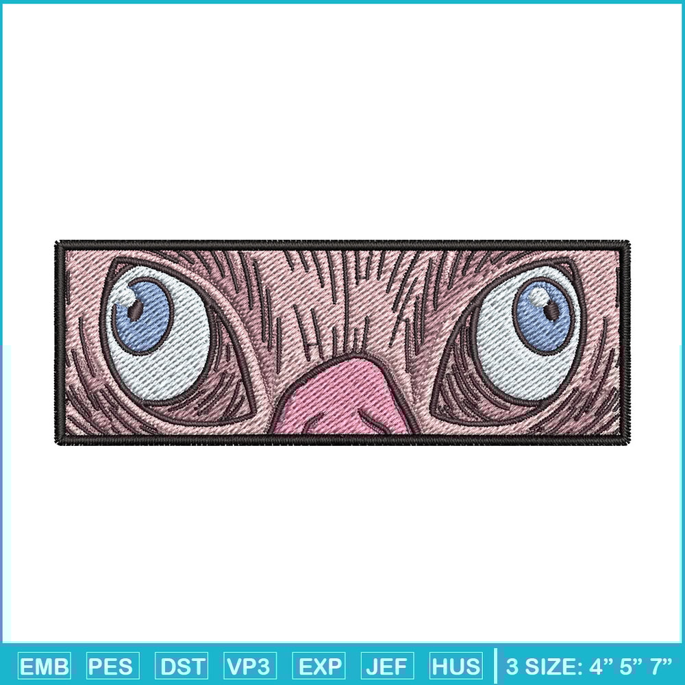 Inosuke mask embroidery design, Inosuke embroidery, Embroidery shirt, Embroidery file, Anime design, Digital download.jpg