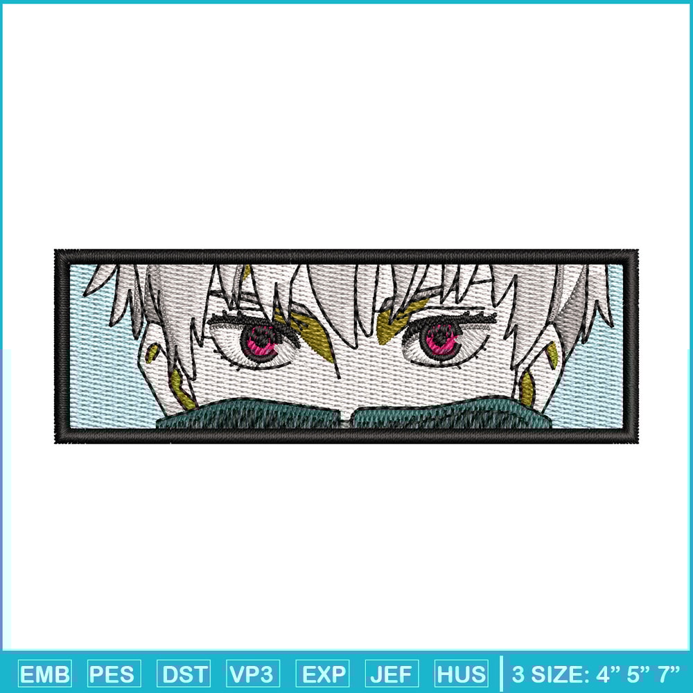 Inumaki Toge embroidery design, Jujutsu embroidery, Anime design, Embroidery shirt, Embroidery file, Digital download.jpg