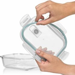 glass food storage containers airtight lids