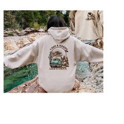 i got a heart like a truck two sided printed hoodie, western hoodie, country hoodie, boho western hoodie, western cowboy