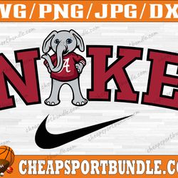 alabama crimson tide nike svg, alabama crimson tide svg, n c a a teams svg, n c a a svg, png, dxf, eps, instant download