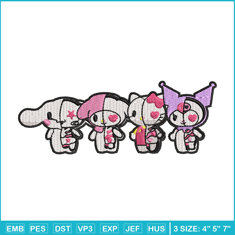 Kuromi chibi cute embroidery design, Kuromi embroidery, Anime design, Embroidery shirt,Embroidery file,Digital download.jpg