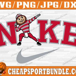 ohio state buckeyes nike svg, ohio state buckeyes svg, n c a a teams svg, n c a a svg, png, dxf, eps, instant download