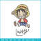 Luffy chibi embroidery design, One piece embroidery, Anime design, Embroidery file, Embroidery shirt, Digital download (3).jpg