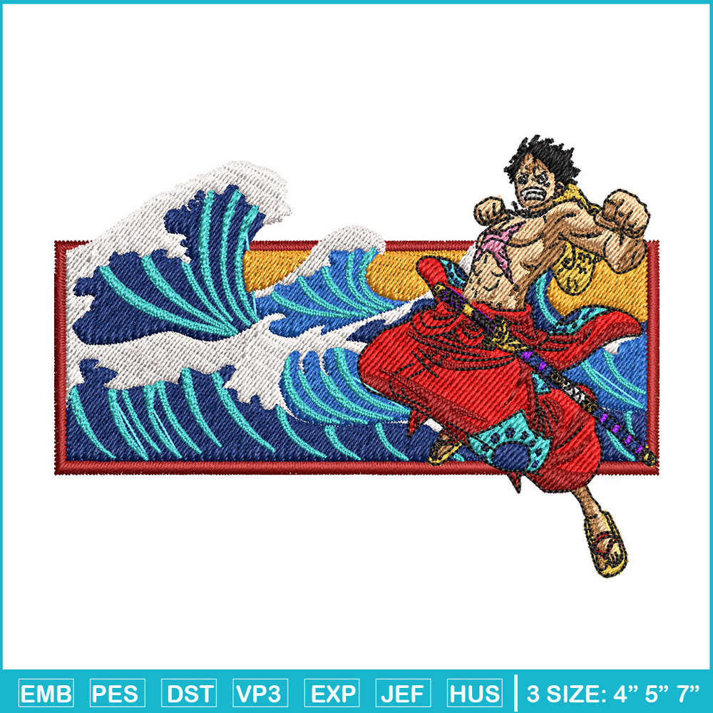 Luffy embroidery design, One piece embroidery, Anime design, Embroidery file, Embroidery shirt, Digital download (14).jpg