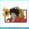 Luffy fire embroidery design, One piece embroidery, Anime design, Embroidery shirt, Embroidery file, Digital download.jpg