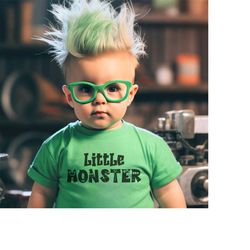 Little Monster SVG PNG PDF, Halloween Svg, Little Boo Svg, Baby Halloween Svg, Ghost Svg, Cute Halloween Svg, First Hall