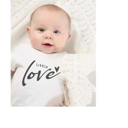 little love svg png pdf, valentine's day kid shirt, baby valentine svg, heart svg, cut file for cricut, valentine sublim