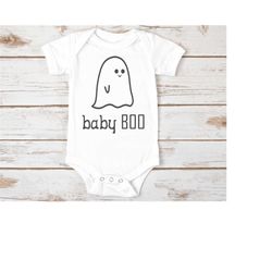 Baby Boo SVG, Baby Boo Shirt, Baby Halloween SVG, Child Halloween SVG, Ghost svg, Ghost Shirt, Trick or Treat svg, Cricu
