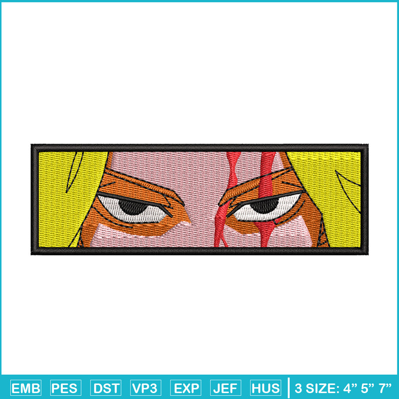 Mikey eyes embroidery design, Mikey embroidery, Anime design, Embroidery shirt, Embroidery file, Digital download.jpg