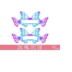 butterfly monogram svg png, butterfly svg cricut, butterfly clipart, butterfly split svg, butterfly decal svg, butterfly