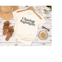 chasing sunshine svg, summer vibes shirt, vacation svg, holiday svg, vacation mode, beach vibes, beach babe, summer svg,