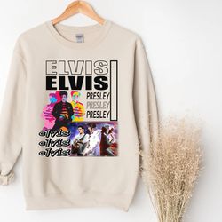 elvis presley graphic tshirt sweatshirt hoodie , austin butler tee, king of rock n roll shirt , gift for father, gift f