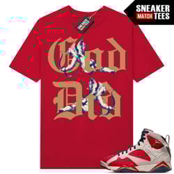 trophy room 7s shirts to match sneaker match tees red god did.jpg