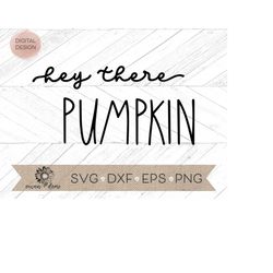 hey there pumpkin svg - hey there pumpkin clipart - hey there pumpkin cut file - autumn svg - fall svg - hey there svg