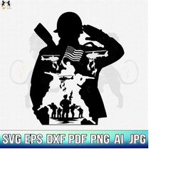 us soldier svg, veteran soldier svg, us army svg, military svg, soldier clipart, us fallen soldier svg, american soldier