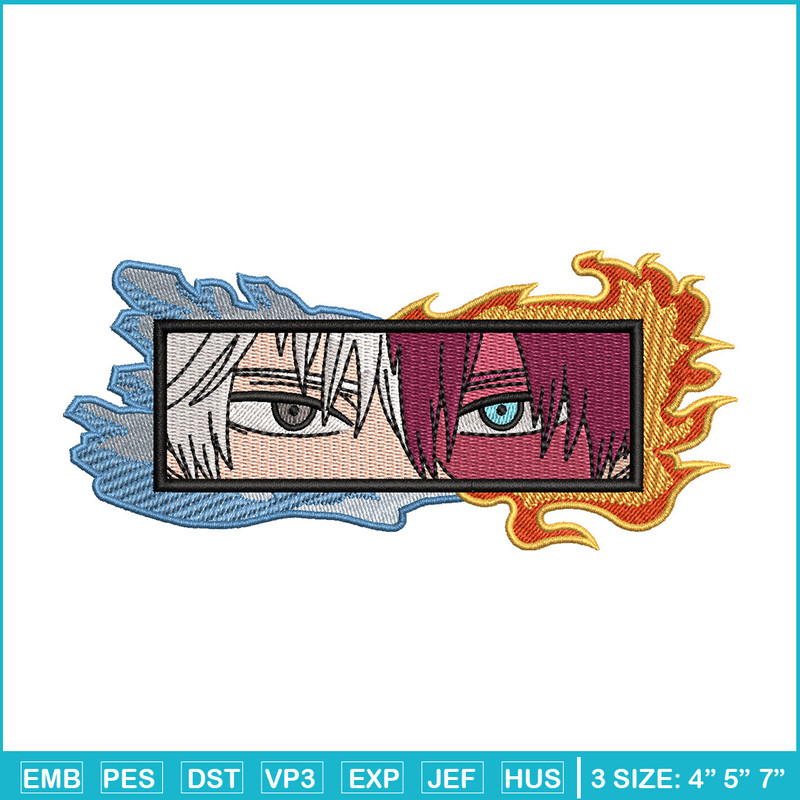 Shoto eyes embroidery design, Mha embroidery, Embroidery shirt, Embroidery file, Anime design, Digital download.jpg