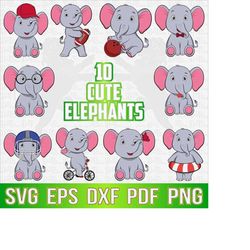 elephant svg, elephant clipart, elephant vector, elephant cut file, elephant cricut, cute elephant svg, elephant face sv