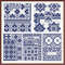 Borders - Cross Stitch Pattern - 5 Plates - Corners, Inserts and General Motifs - Antique Sampler PDF Counted Vintage Pattern - Reproduction 1890 (2).jpg