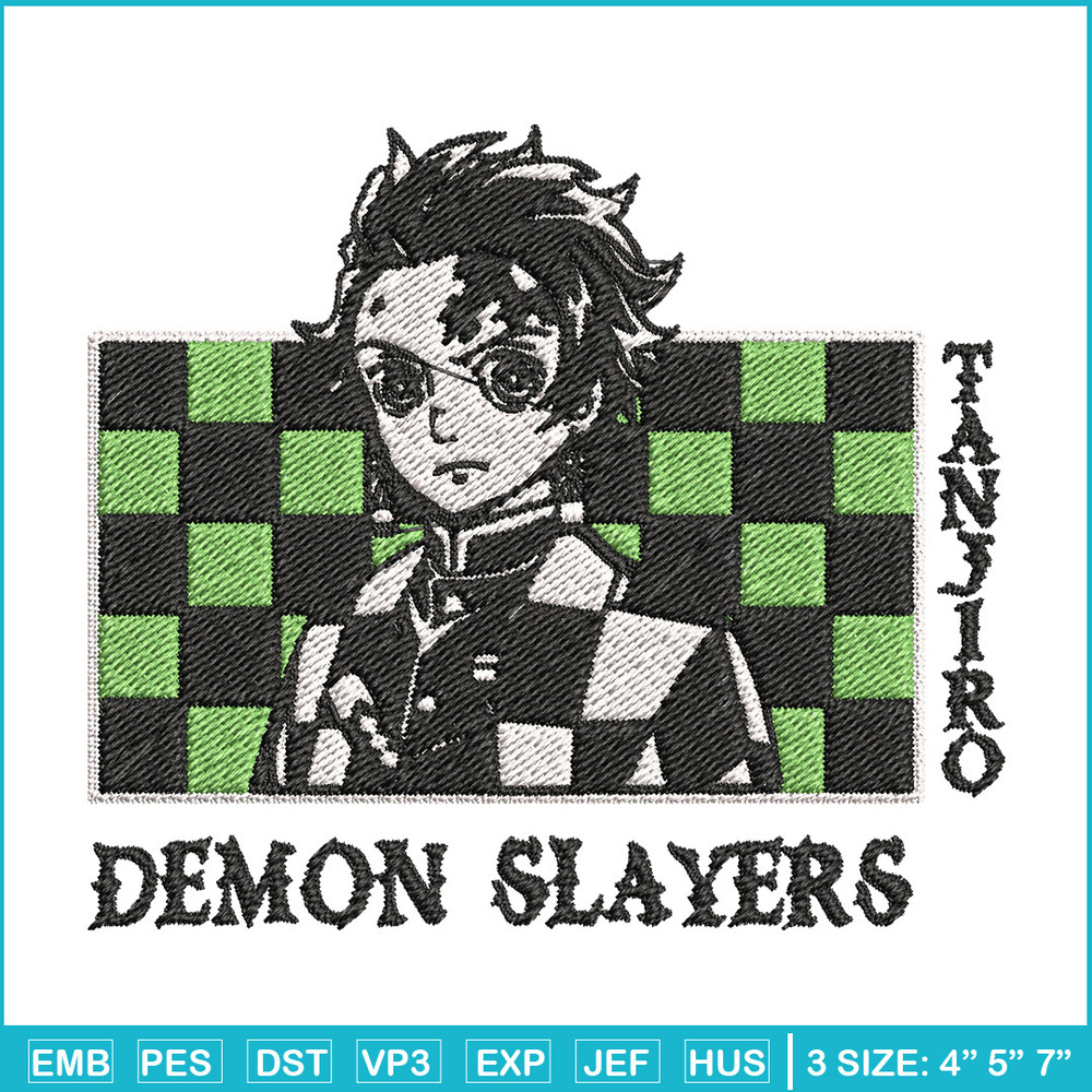 Tanjiro man embroidery design, Tanjiro embroidery, Embroidery shirt, Embroidery file, Anime design, Digital download.jpg