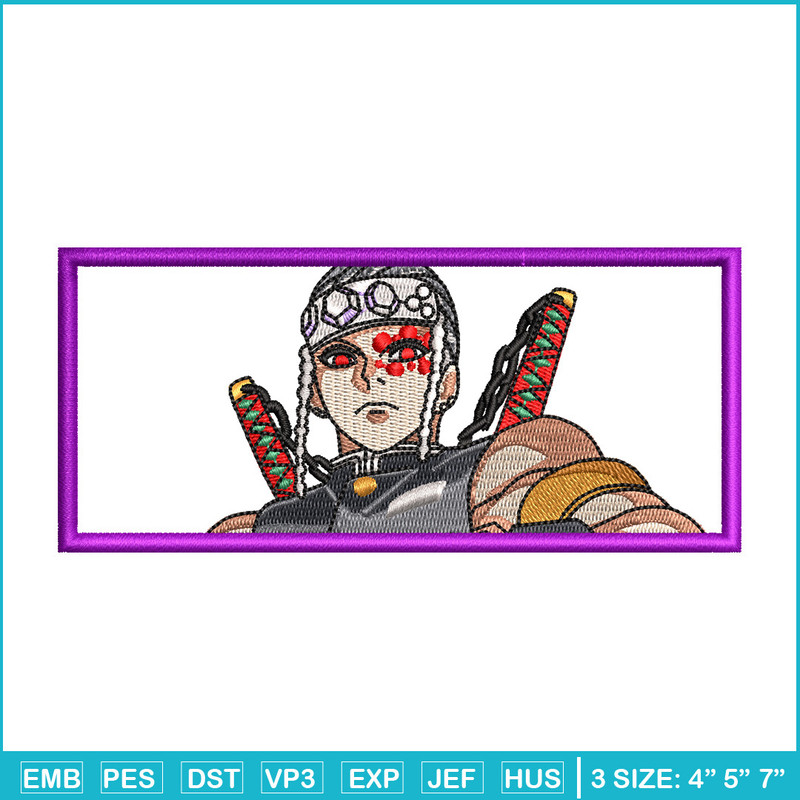 Tengen box embroidery design, Demon slayer embroidery, Anime design, Embroidery shirt, Embroidery file, Digital download.jpg